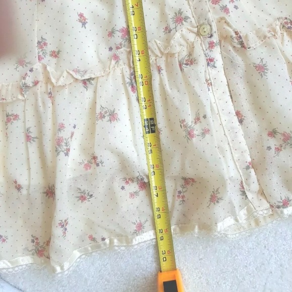 Vintage gunne sax floral skirt button up size11 - Picture 7 of 7